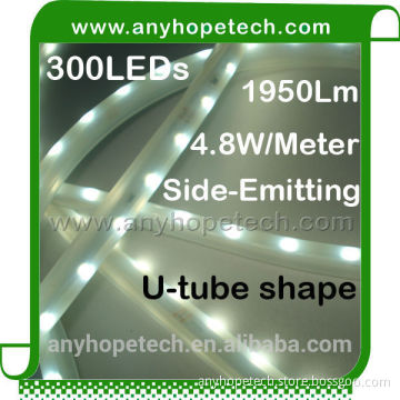 Cheap price 60led per 5m DC24V smd flexible led strip side view waterproof